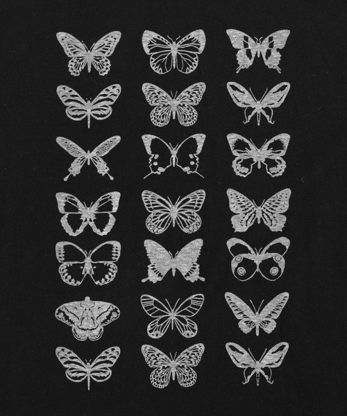 Figments（フィグメンツ）の「バタフライロンT（Tシャツ/カットソー・レディース・ブラック・FREE）」の4枚目の写真