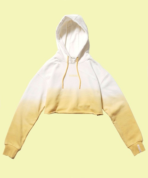 Guess（ゲス）の「GUESS/ゲス ANISE CROP HOODIE クロップドパーカー 