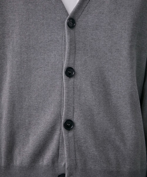 PUBLIC TOKYO（パブリックトウキョウ）の「〈洗える〉コンフォートリラックスルーズカーディガン（カーディガン/ボレロ・メンズ・ブラック/グレー/ブルー/グリーン・1/2）」の19枚目の写真