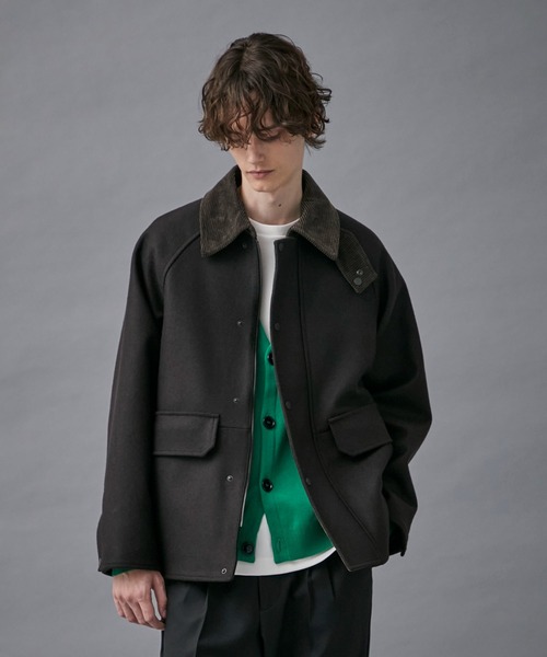 PUBLIC TOKYO（パブリックトウキョウ）の「〈洗える〉コンフォートリラックスルーズカーディガン（カーディガン/ボレロ・メンズ・ブラック/グレー/ブルー/グリーン・1/2）」の12枚目の写真