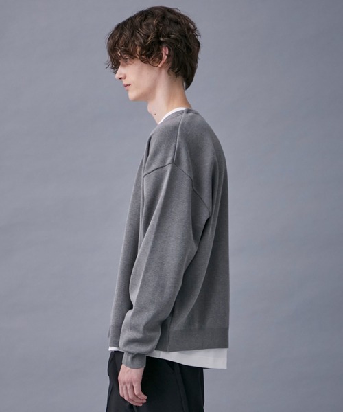 PUBLIC TOKYO（パブリックトウキョウ）の「〈洗える〉コンフォートリラックスルーズカーディガン（カーディガン/ボレロ・メンズ・ブラック/グレー/ブルー/グリーン・1/2）」の22枚目の写真