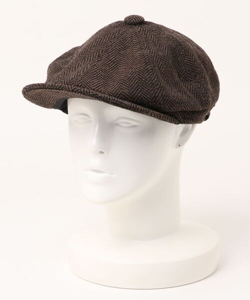 SPINNS（スピンズ）の「8パネル キャスケット（キャスケット・メンズ・ブラック/ブラウン/ブラック×ホワイト・ONESIZE）」の10枚目の写真