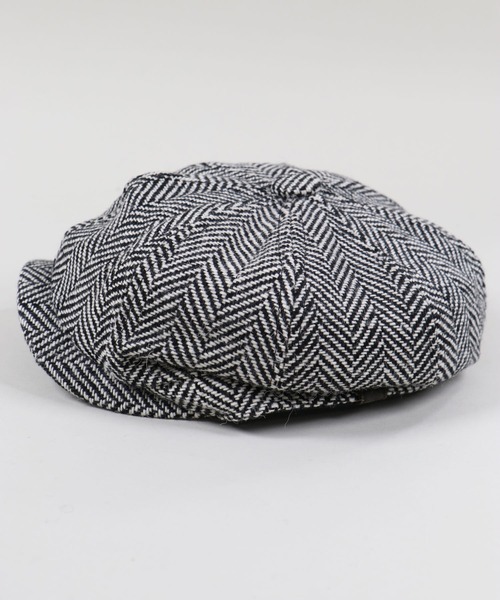 SPINNS（スピンズ）の「8パネル キャスケット（キャスケット・メンズ・ブラック/ブラウン/ブラック×ホワイト・ONESIZE）」の5枚目の写真