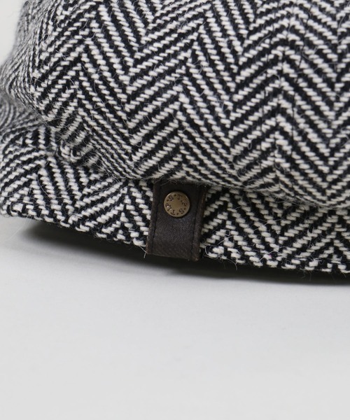 SPINNS（スピンズ）の「8パネル キャスケット（キャスケット・メンズ・ブラック/ブラウン/ブラック×ホワイト・ONESIZE）」の8枚目の写真