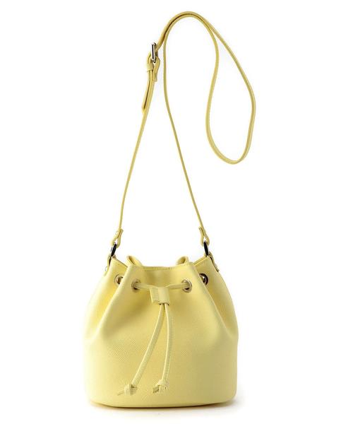 Carol J.(キャロルジェイ)の「G/N CAROL J. ドロストショルダー(ショルダーバッグ・レディース・オフホワイト/ブラック/イエロー・フリー)」の3枚目の写真