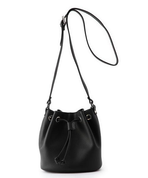 Carol J.(キャロルジェイ)の「G/N CAROL J. ドロストショルダー(ショルダーバッグ・レディース・オフホワイト/ブラック/イエロー・フリー)」の1枚目の写真