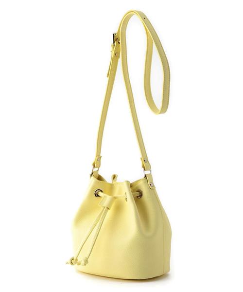 Carol J.(キャロルジェイ)の「G/N CAROL J. ドロストショルダー(ショルダーバッグ・レディース・オフホワイト/ブラック/イエロー・フリー)」の10枚目の写真