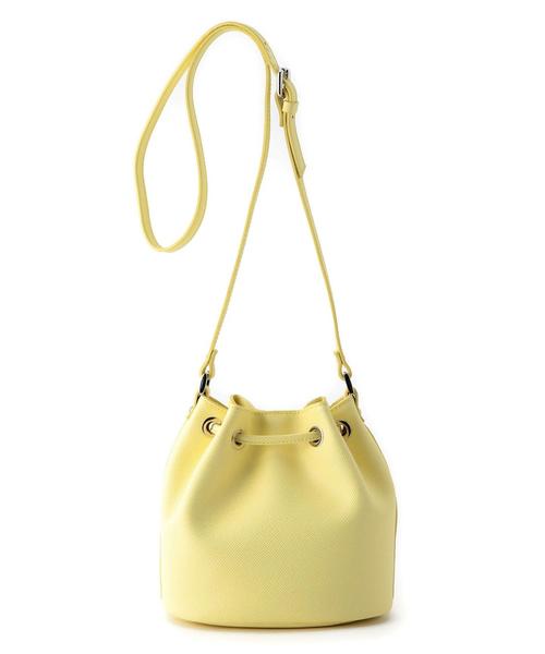 Carol J.(キャロルジェイ)の「G/N CAROL J. ドロストショルダー(ショルダーバッグ・レディース・オフホワイト/ブラック/イエロー・フリー)」の11枚目の写真