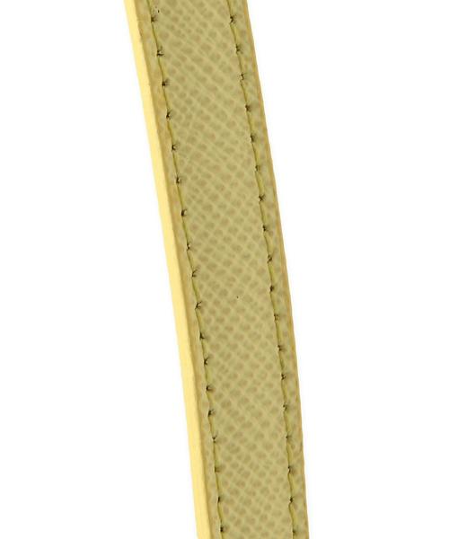 Carol J.(キャロルジェイ)の「G/N CAROL J. ドロストショルダー(ショルダーバッグ・レディース・オフホワイト/ブラック/イエロー・フリー)」の7枚目の写真