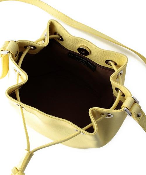 Carol J.(キャロルジェイ)の「G/N CAROL J. ドロストショルダー(ショルダーバッグ・レディース・オフホワイト/ブラック/イエロー・フリー)」の8枚目の写真