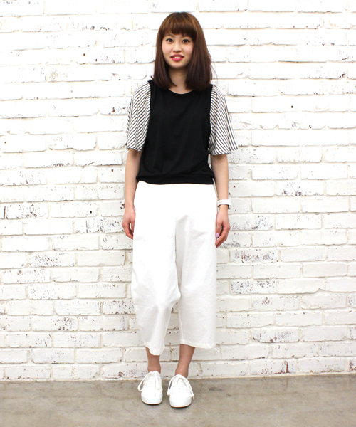 CIAOPANIC(チャオパニック)の「【Ciaopanic】 ガウチョパンツ(その他パンツ・レディース・ホワイト/ベージュ/ネイビー・FREE)」の5枚目の写真