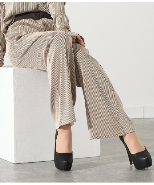 LATINA(ラティーナ)の「配色リブセミフレアパンツ(その他パンツ・レディース・ブラック系その他・FREE)」の7枚目の写真