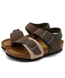 BIRKENSTOCK | 【15cm～22cmまで対応】NEW YORK BFN Color Mix Mocca(KIDS)(サンダル)
