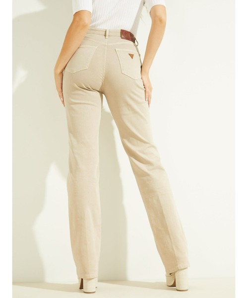 Guess(ゲス)の「Eco '80s Chain Detail Straight Jeans(デニムパンツ・レディース・ベージュ・26inch/27inch/24inch/25inch)」の8枚目の写真