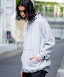 Carhartt（カーハート）の「【carhartt/カーハート】パーカー ミッドウェイト フーデッド スウェット プルオーバー 　PULLOVER 　シンプル 無地 大きいサイズ ビッグシルエット 春夏秋冬 メンズ レディース（パーカー・メンズ）」