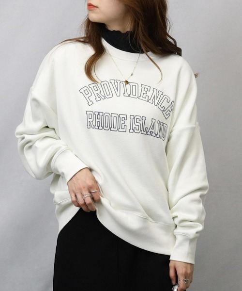 HONEYSUCKLE ROSE（ハニーサックルローズ）の「【HONEYSUCKLE ROSE】ＭＯＣＯＭＯＣＯクルー（スウェット・レディース・イエロー/ピンク/グリーン/ブラック/ブルー/ホワイト・M/L）」の2枚目の写真