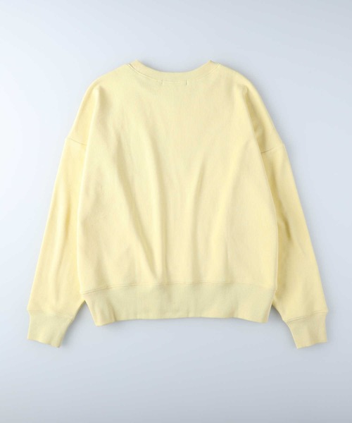 HONEYSUCKLE ROSE（ハニーサックルローズ）の「【HONEYSUCKLE ROSE】ＭＯＣＯＭＯＣＯクルー（スウェット・レディース・イエロー/ピンク/グリーン/ブラック/ブルー/ホワイト・M/L）」の20枚目の写真