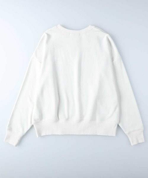 HONEYSUCKLE ROSE（ハニーサックルローズ）の「【HONEYSUCKLE ROSE】ＭＯＣＯＭＯＣＯクルー（スウェット・レディース・イエロー/ピンク/グリーン/ブラック/ブルー/ホワイト・M/L）」の7枚目の写真