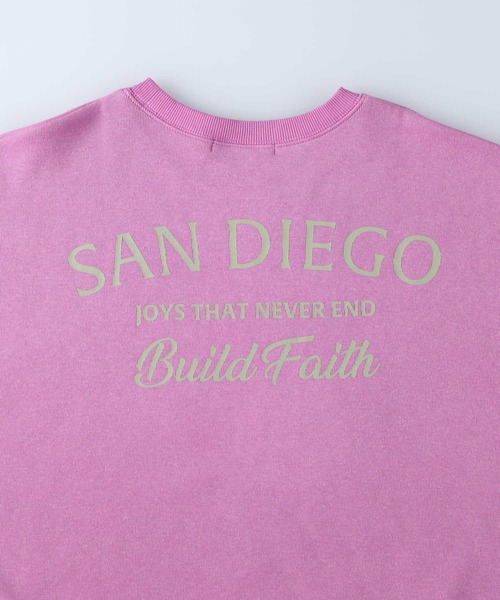 HONEYSUCKLE ROSE（ハニーサックルローズ）の「【HONEYSUCKLE ROSE】ＭＯＣＯＭＯＣＯクルー（スウェット・レディース・イエロー/ピンク/グリーン/ブラック/ブルー/ホワイト・M/L）」の21枚目の写真