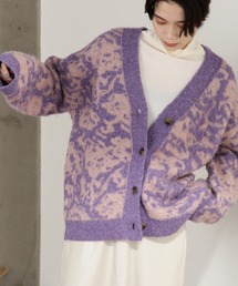 花柄カーディガン