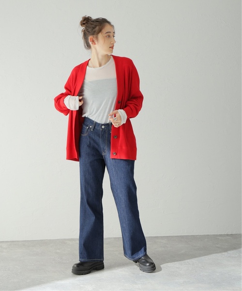 JOURNAL STANDARD（ジャーナルスタンダード）の「《追加》シアーロングＴシャツ（Tシャツ/カットソー・レディース・ホワイト/アイボリー・FREE）」の9枚目の写真