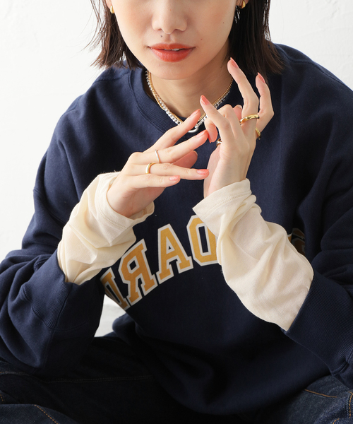 JOURNAL STANDARD（ジャーナルスタンダード）の「《追加》シアーロングＴシャツ（Tシャツ/カットソー・レディース・ホワイト/アイボリー・FREE）」の7枚目の写真