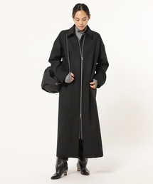 AP STUDIO | ジップアップコート(ステンカラーコート)