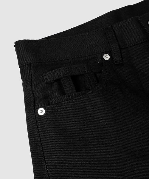 TAKAHIROMIYASHITATheSoloIst.（タカヒロミヤシタザソロイスト）の「bondage jean.（デニムパンツ・メンズ・ブラック・46/48）」の3枚目の写真