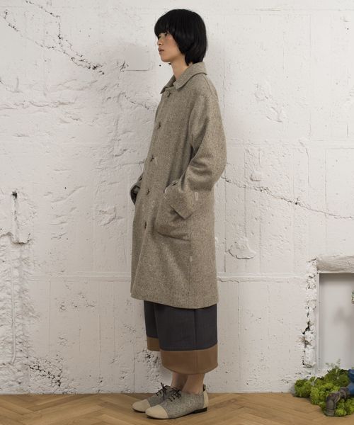 rikolekt（リコレクト）の「"object"ワイドコート（ダッフルコート・レディース・ホワイト系その他/グリーン系その他・FREE）」の4枚目の写真