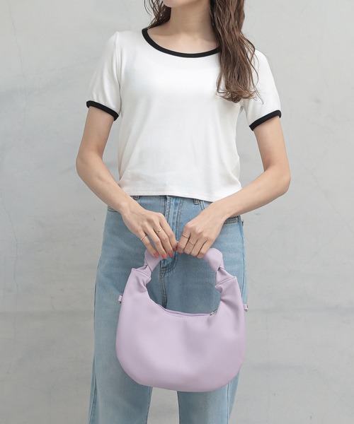 ALTROSE（アルトローズ）の「【WEARISTA　haruさん紹介】2WAYショルダーバッグ [ミア]（ショルダーバッグ・レディース・パープル/アイボリー/ブラック・FREE）」の10枚目の写真