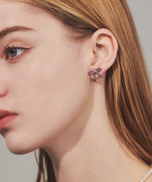 ciite' surgical stainless | 【 金属アレルギー対応 】 リボンピアス サージカルステンレス 316L(ピアス（両耳用）)