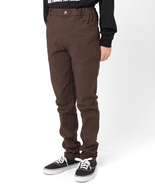 GLAZOS（グラソス）の「[スリム]裏起毛・スリムパンツ（その他パンツ・キッズ・ブラック/カーキ/ブラウン・160cm/170cm/150cm/140cm）」の6枚目の写真