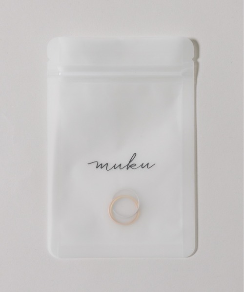 muku（ムク）の「金属アレルギー対応 1mmトリオリング/サージカルステンレス/316L（リング・レディース・ゴールド系1/シルバー×ゴールド/シルバー/ゴールド・11/9/13）」の8枚目の写真