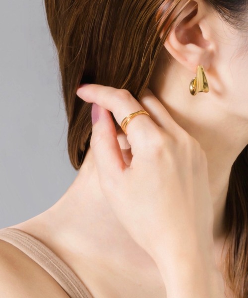 muku（ムク）の「金属アレルギー対応 1mmトリオリング/サージカルステンレス/316L（リング・レディース・ゴールド系1/シルバー×ゴールド/シルバー/ゴールド・11/9/13）」の13枚目の写真