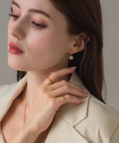 muku（ムク）の「金属アレルギー対応 1mmトリオリング/サージカルステンレス/316L（リング・レディース・ゴールド系1/シルバー×ゴールド/シルバー/ゴールド・11/9/13）」の20枚目の写真