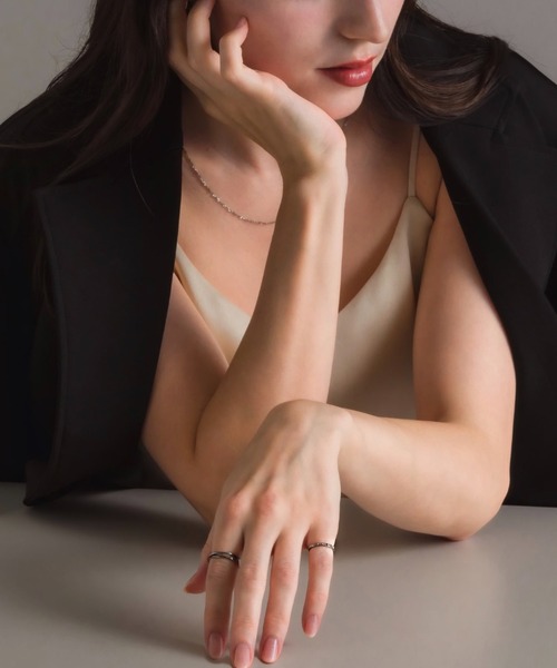 muku（ムク）の「金属アレルギー対応 1mmトリオリング/サージカルステンレス/316L（リング・レディース・ゴールド系1/シルバー×ゴールド/シルバー/ゴールド・11/9/13）」の22枚目の写真