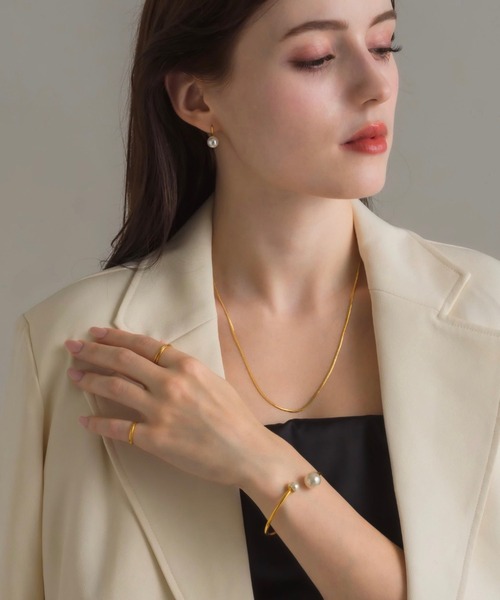 muku（ムク）の「金属アレルギー対応 1mmトリオリング/サージカルステンレス/316L（リング・レディース・ゴールド系1/シルバー×ゴールド/シルバー/ゴールド・11/9/13）」の21枚目の写真