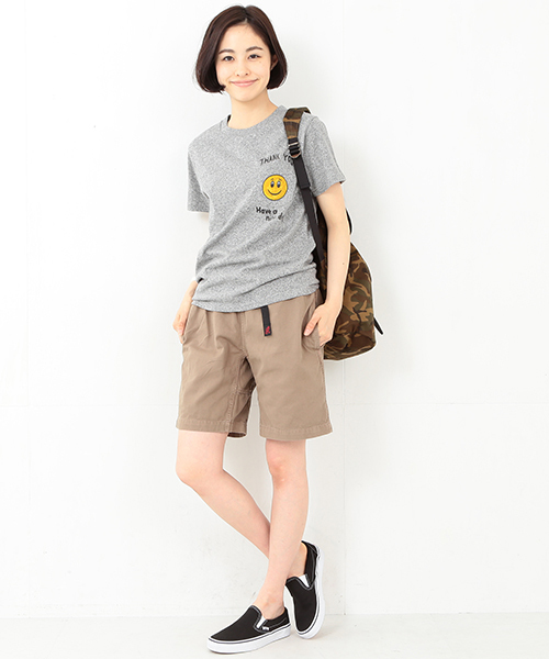 SCREEN STARS（スクリーンスターズ）の「SCREEN STARS×BEAMS BOY / ポケット スマイルT（Tシャツ/カットソー・レディース・ホワイト/グレー・ONE SIZE）」の7枚目の写真