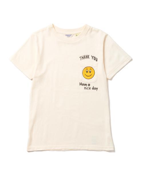 SCREEN STARS（スクリーンスターズ）の「SCREEN STARS×BEAMS BOY / ポケット スマイルT（Tシャツ/カットソー・レディース・ホワイト/グレー・ONE SIZE）」の17枚目の写真