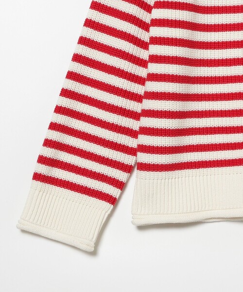 B:MING by BEAMS（ビーミングバイビームス）の「B:MING by BEAMS / リライズ ボーダー プルオーバー（ニット/セーター・レディース・サックスブルー/レッド/ネイビー・FREE）」の19枚目の写真