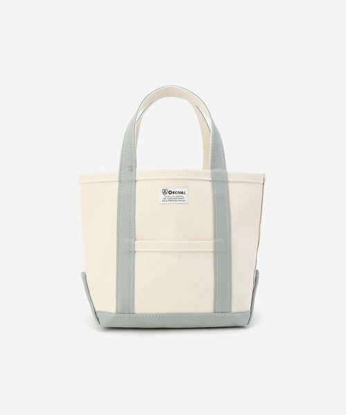 ORCIVAL（オーシバル）の「ORCIVAL | キャンバストートバッグ 小（トートバッグ・レディース・アイボリー/A/チャコール/ピンク系その他/D/ライトグレー/グレー系その他/グリーン/グレー系その他2/ブルー系その他7・-）」の3枚目の写真