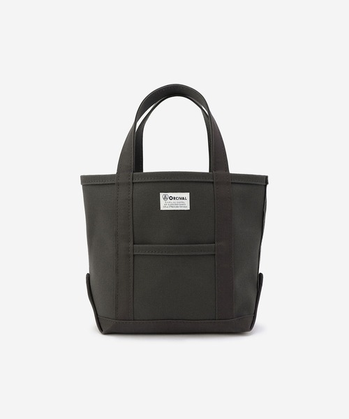 ORCIVAL（オーシバル）の「ORCIVAL | キャンバストートバッグ 小（トートバッグ・レディース・アイボリー/A/チャコール/ピンク系その他/D/ライトグレー/グレー系その他/グリーン/グレー系その他2/ブルー系その他7・-）」の4枚目の写真