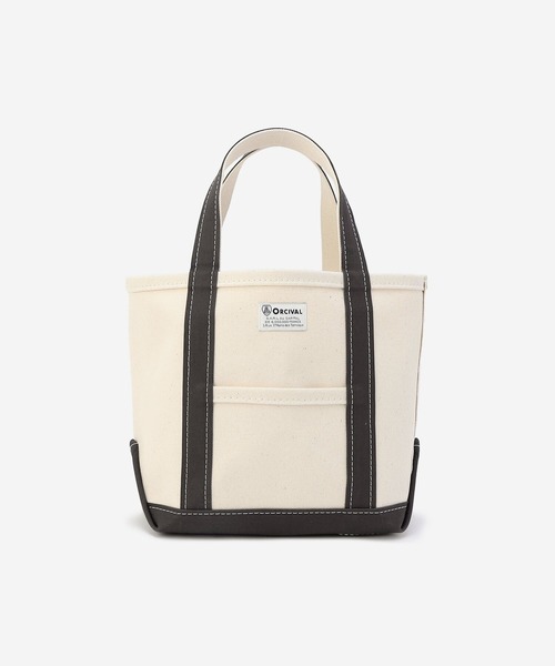 ORCIVAL（オーシバル）の「ORCIVAL | キャンバストートバッグ 小（トートバッグ・レディース・アイボリー/A/チャコール/ピンク系その他/D/ライトグレー/グレー系その他/グリーン/グレー系その他2/ブルー系その他7・-）」の5枚目の写真