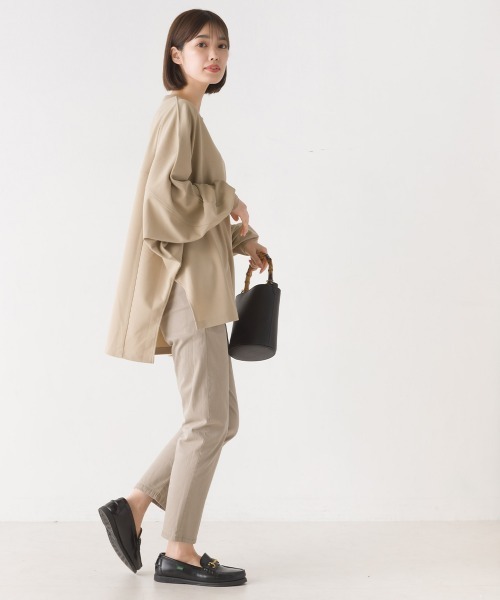 OMNES（オムネス）の「梨地ドルマンスリーブプルオーバー長袖（その他トップス・レディース・ベージュ/アイボリー/ブラック/ブルー・FREE）」の14枚目の写真