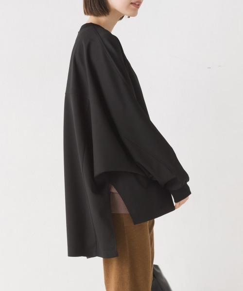 OMNES（オムネス）の「梨地ドルマンスリーブプルオーバー長袖（その他トップス・レディース・ベージュ/アイボリー/ブラック/ブルー・FREE）」の18枚目の写真