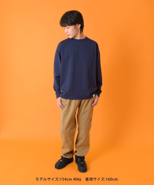 GLAZOS(グラソス)の「【グラコレ】アソートバックプリント長袖Tシャツ(Tシャツ/カットソー・キッズ・グリーン/ブルー/グレー/ブラック/ネイビー/ホワイト・160cm/170cm/150cm/140cm)」の20枚目の写真