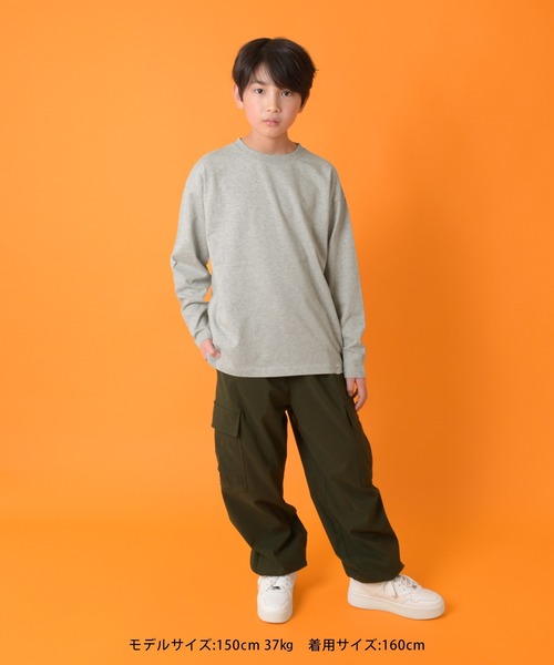 GLAZOS(グラソス)の「【グラコレ】アソートバックプリント長袖Tシャツ(Tシャツ/カットソー・キッズ・グリーン/ブルー/グレー/ブラック/ネイビー/ホワイト・160cm/170cm/150cm/140cm)」の16枚目の写真