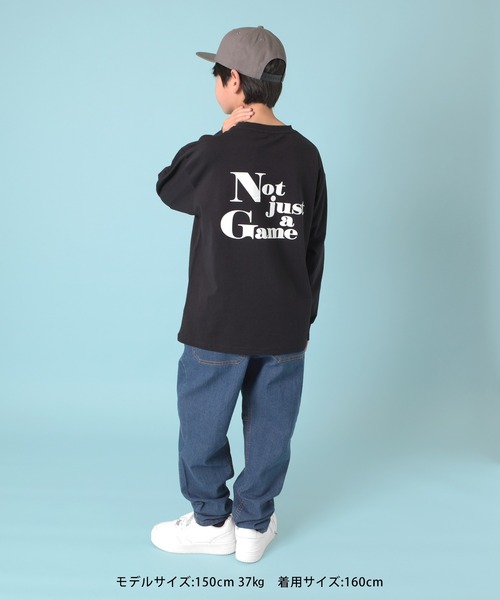 GLAZOS(グラソス)の「【グラコレ】アソートバックプリント長袖Tシャツ(Tシャツ/カットソー・キッズ・グリーン/ブルー/グレー/ブラック/ネイビー/ホワイト・160cm/170cm/150cm/140cm)」の13枚目の写真