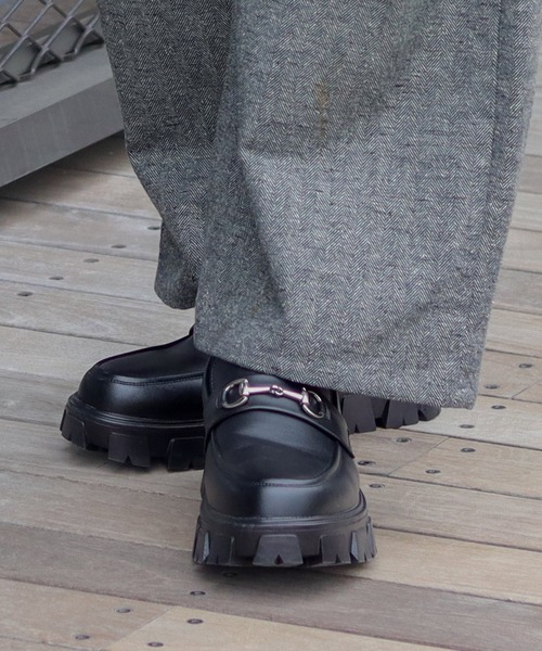 LOVEHUNTER（ラブハンター）の「ハイソールローファー（ローファー・メンズ・ブラック系2/ブラック系1・41/44/42/43/40）」の9枚目の写真