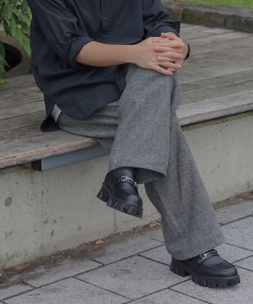 LOVEHUNTER（ラブハンター）の「ハイソールローファー（ローファー・メンズ・ブラック系2/ブラック系1・41/44/42/43/40）」の13枚目の写真